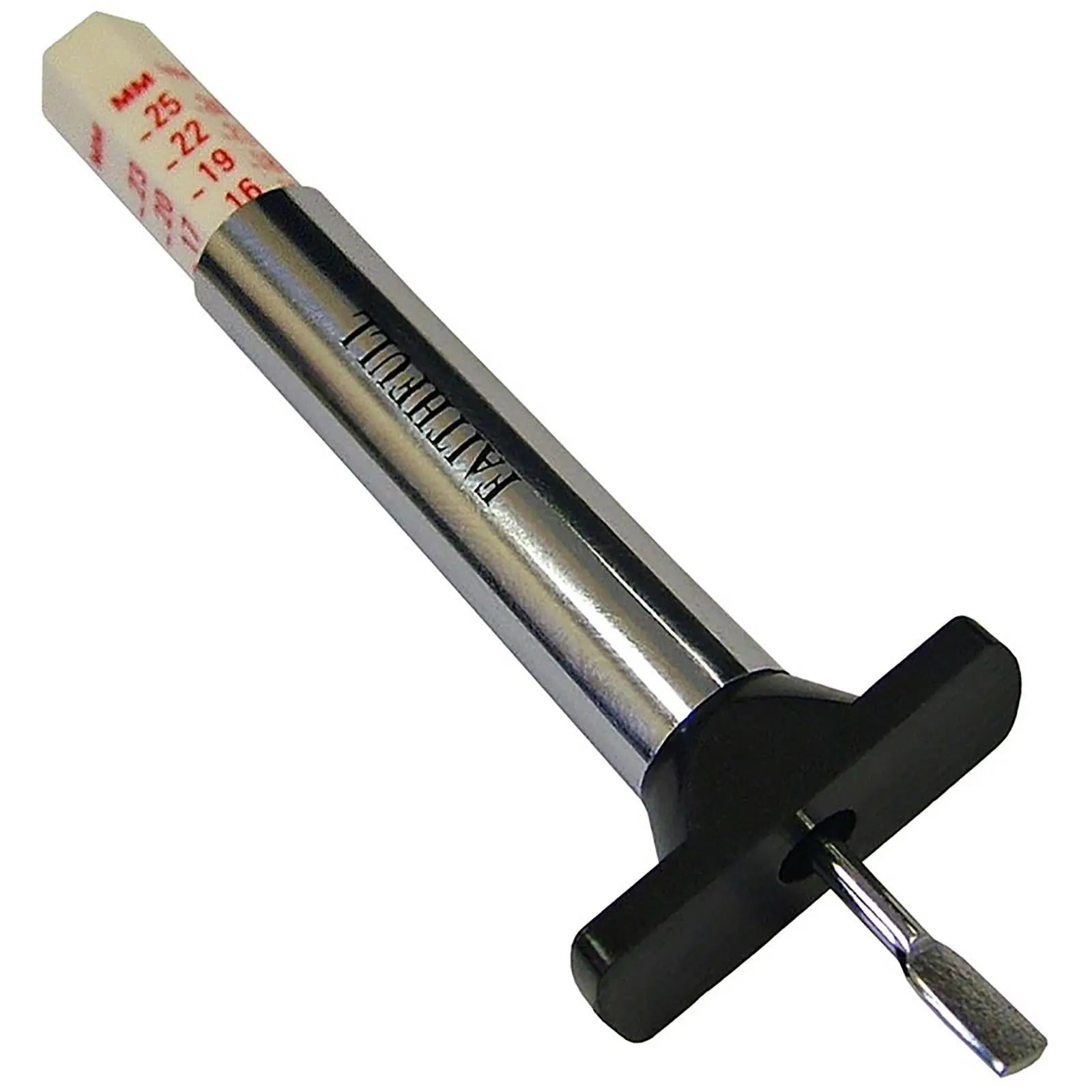 Faithfull Tread Depth Gauge Manual 0-25mm 1mm Graduations