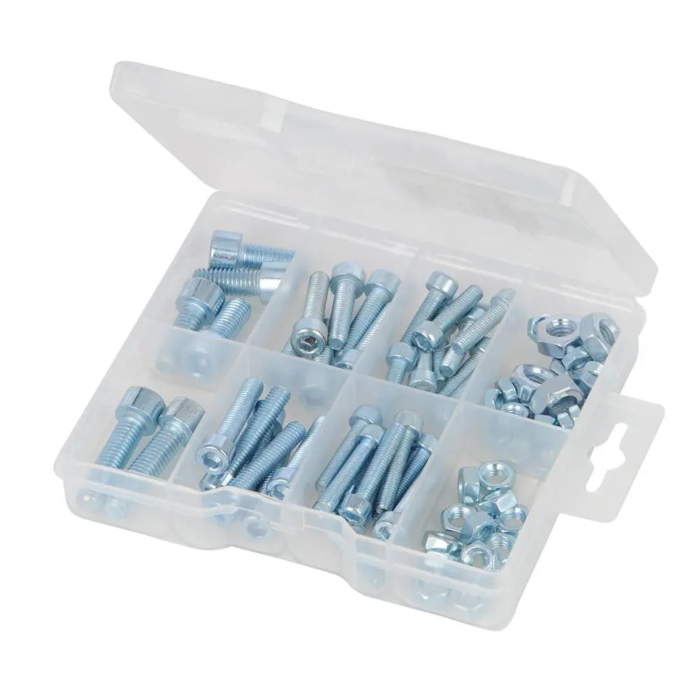 Fixman Cap Screws & Nuts Pack 75pce 520988 White Rose Tools