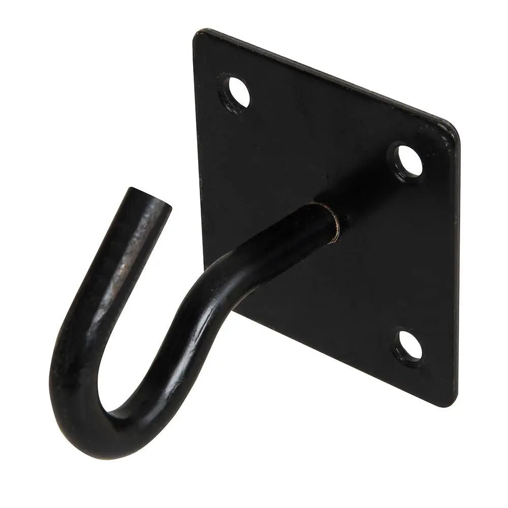 Fixman Chain Plate Black Hook 50mm x 50mm 786651  White Rose Tools