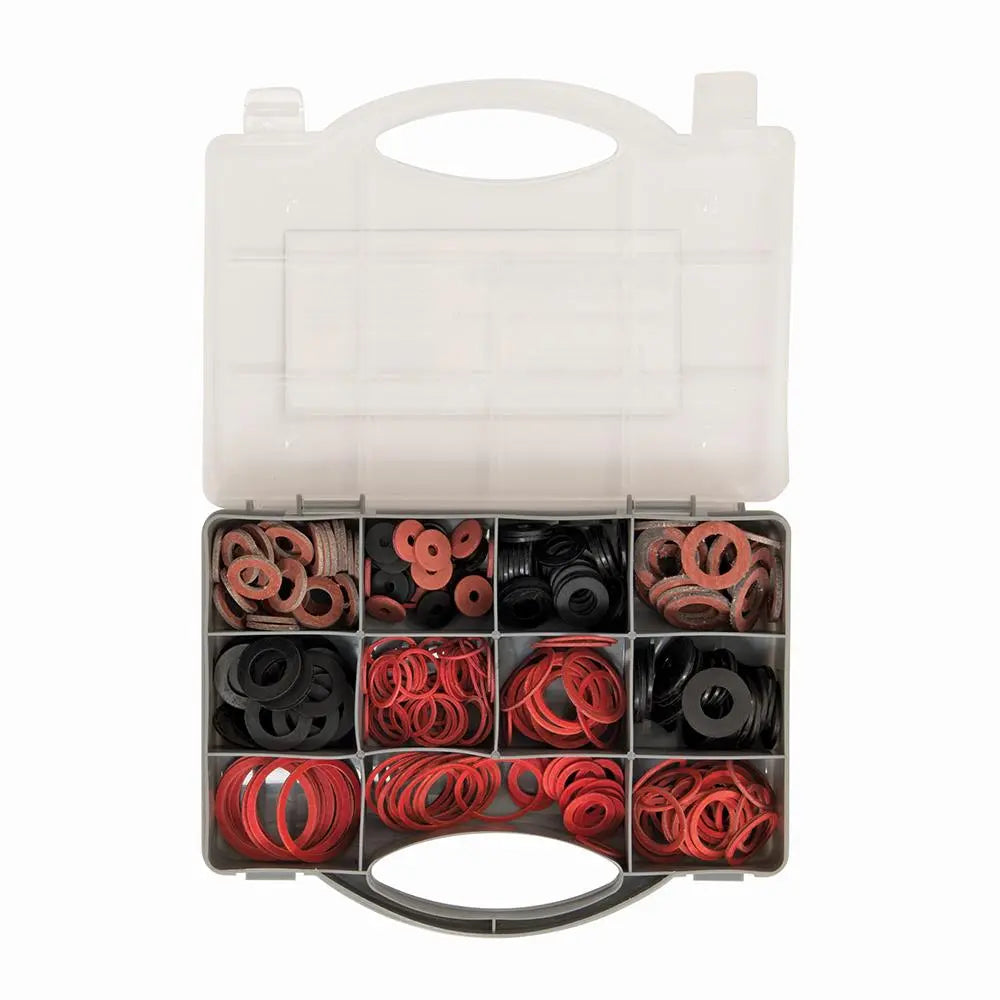 Fixman Fibre & Rubber Washers Pack 280pce 386124  White Rose Tools