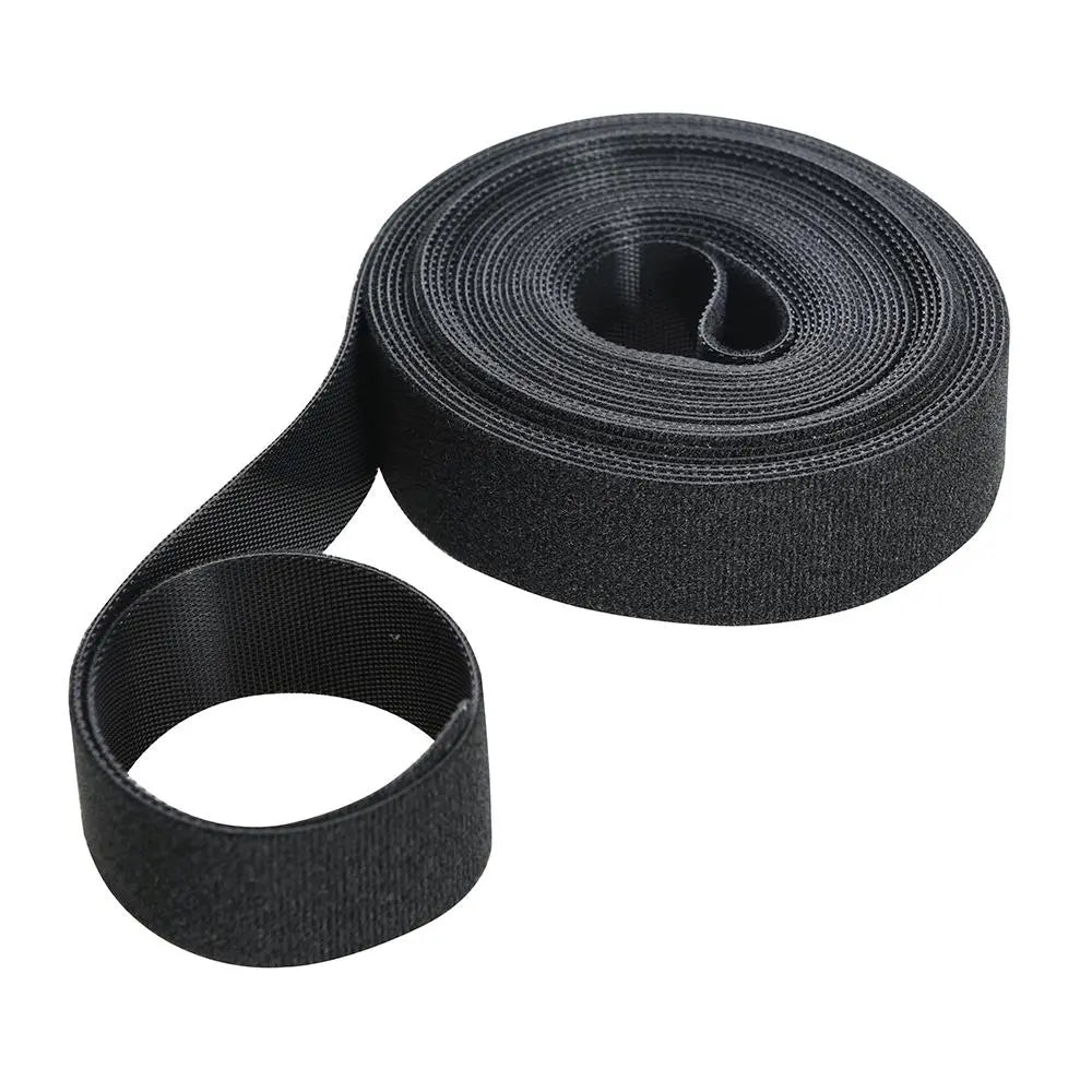 Fixman Self Wrap Hook and Loop Tape Black - Choose Size  White Rose Tools