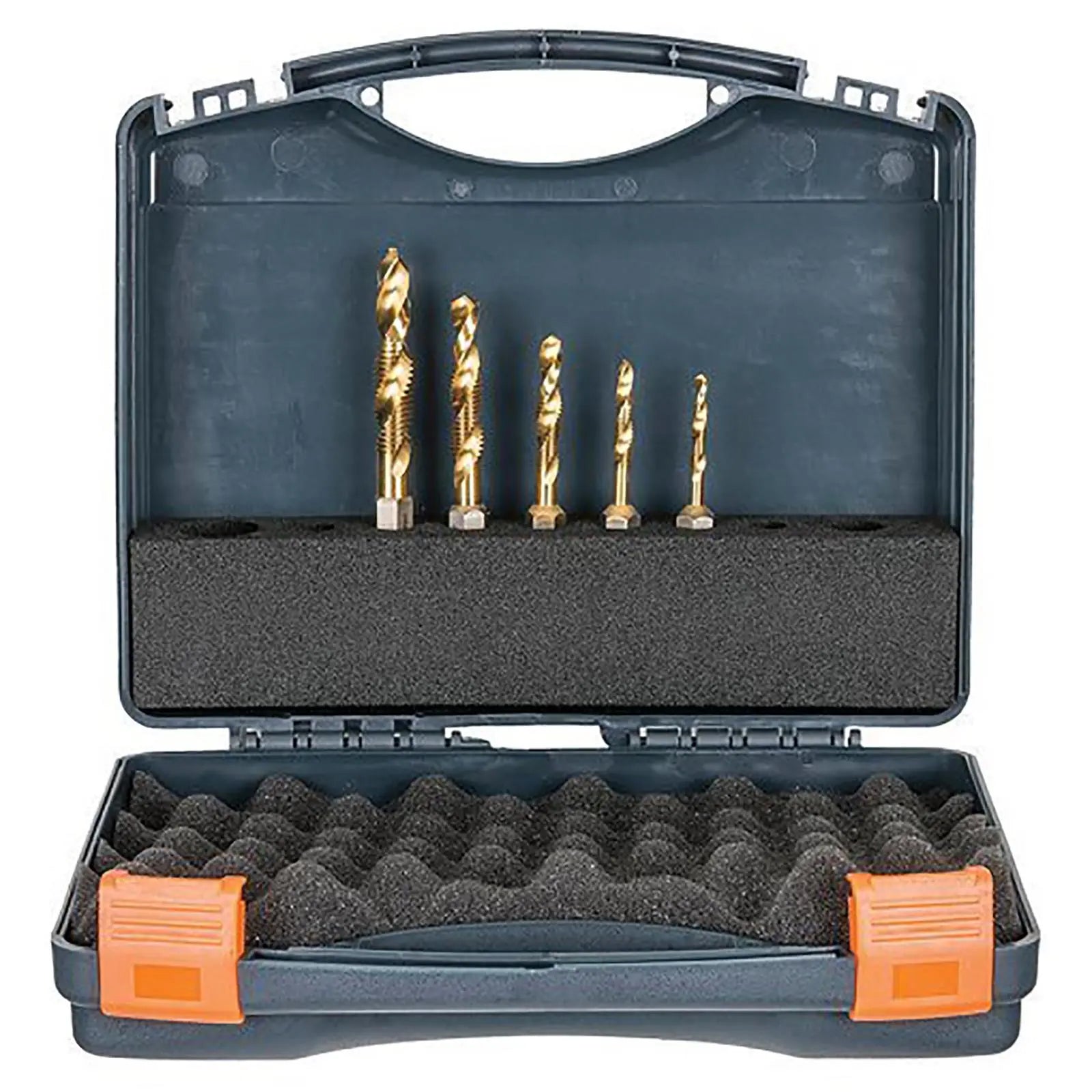 HMT VersaDrive Impacta Drill Tap Set 5 Piece Metric Coarse M5 M6 M8 M10 M12 White Rose Tools