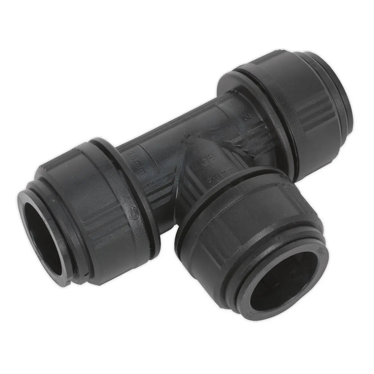 John Guest Equal Tee Ø28mm Pack of 5 (John Guest Speedfit® - PM0228E)