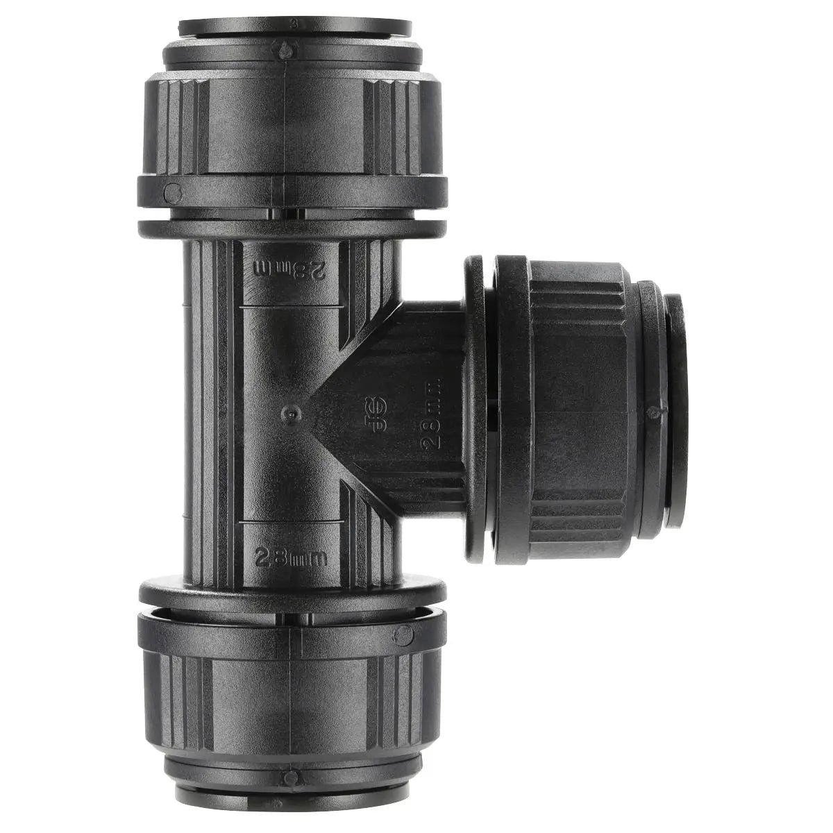 John Guest Equal Tee Ø28mm Pack of 5 (John Guest Speedfit® - PM0228E)