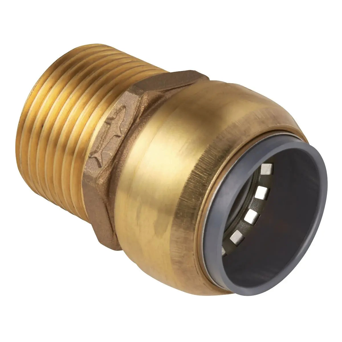 John Guest SharkBite® Straight Adaptor 22mm x 3/4"BSPT Brass