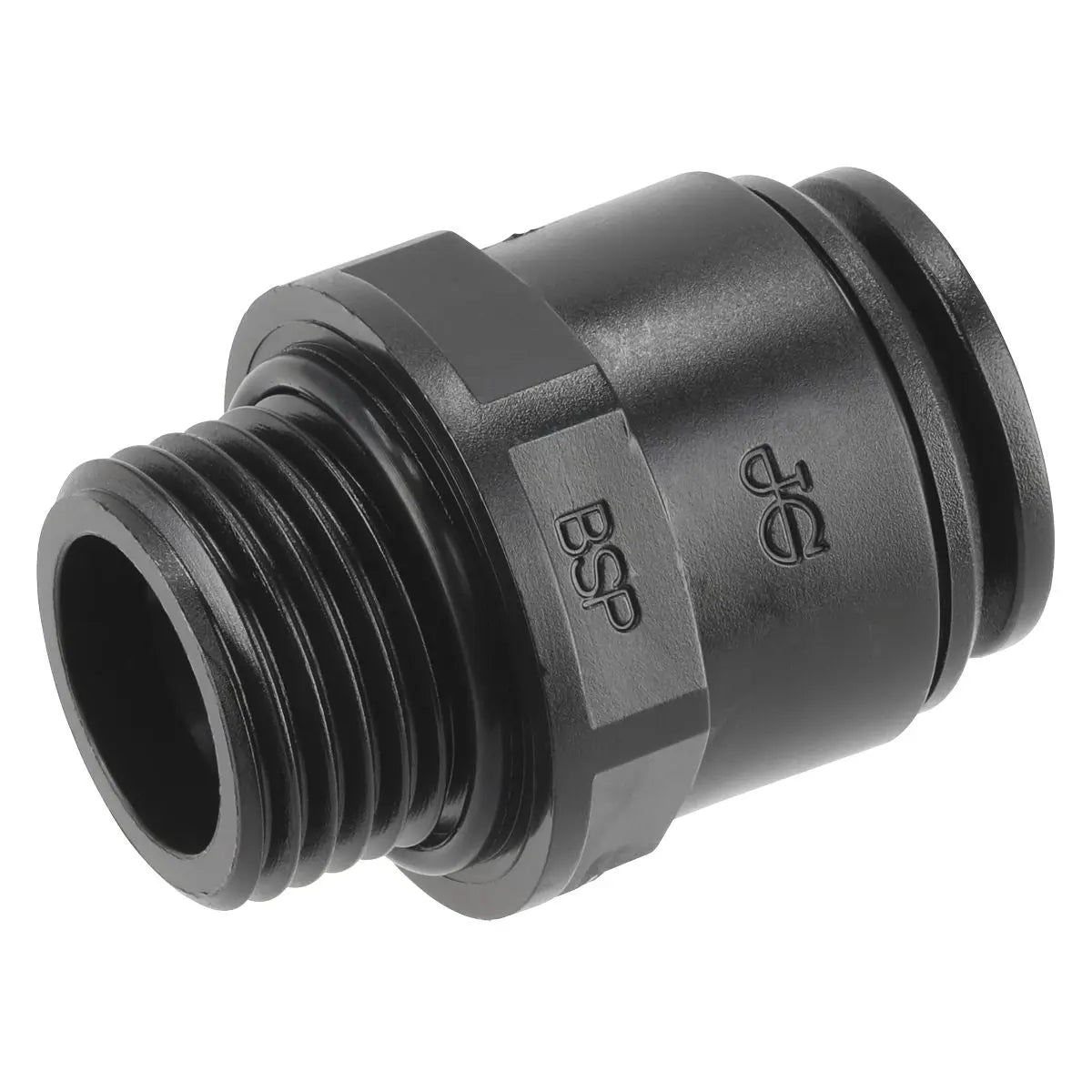 John Guest Straight Adaptor 15mm 1/2"BSP Pack of 2 (John Guest Speedfit® - PM011514E)