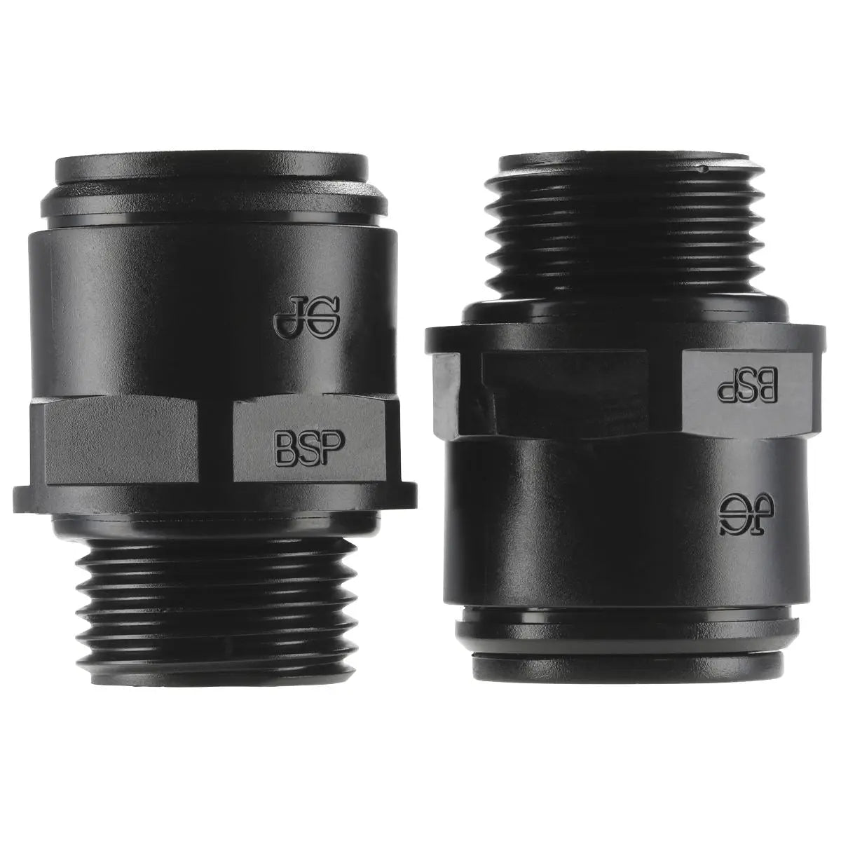 John Guest Straight Adaptor 15mm 1/2"BSP Pack of 2 (John Guest Speedfit® - PM011514E)