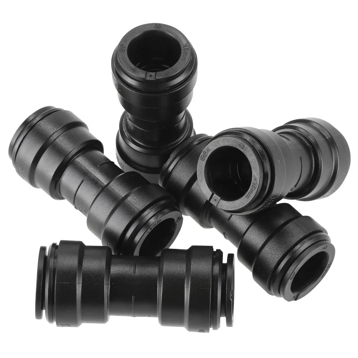 John Guest Straight Connector Ø15mm Pack of 5 (John Guest Speedfit® - PM0415E)