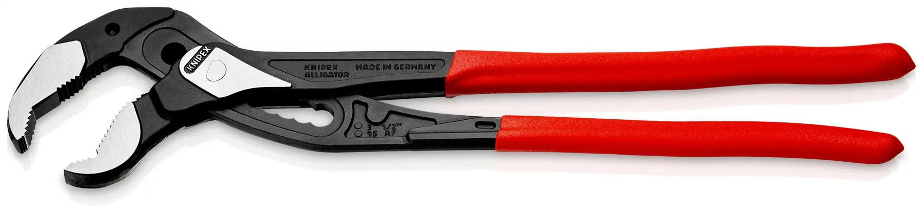 KNIPEX Alligator XL Water Pump Pliers 400mm Plastic Coated Handles Non Slip 88 01 400 White Rose Tools