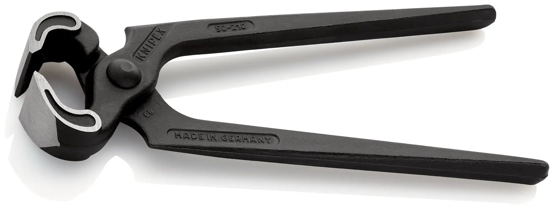 KNIPEX Carpenters Pincers 210mm without Handle Sleeves 50 00 210  White Rose Tools