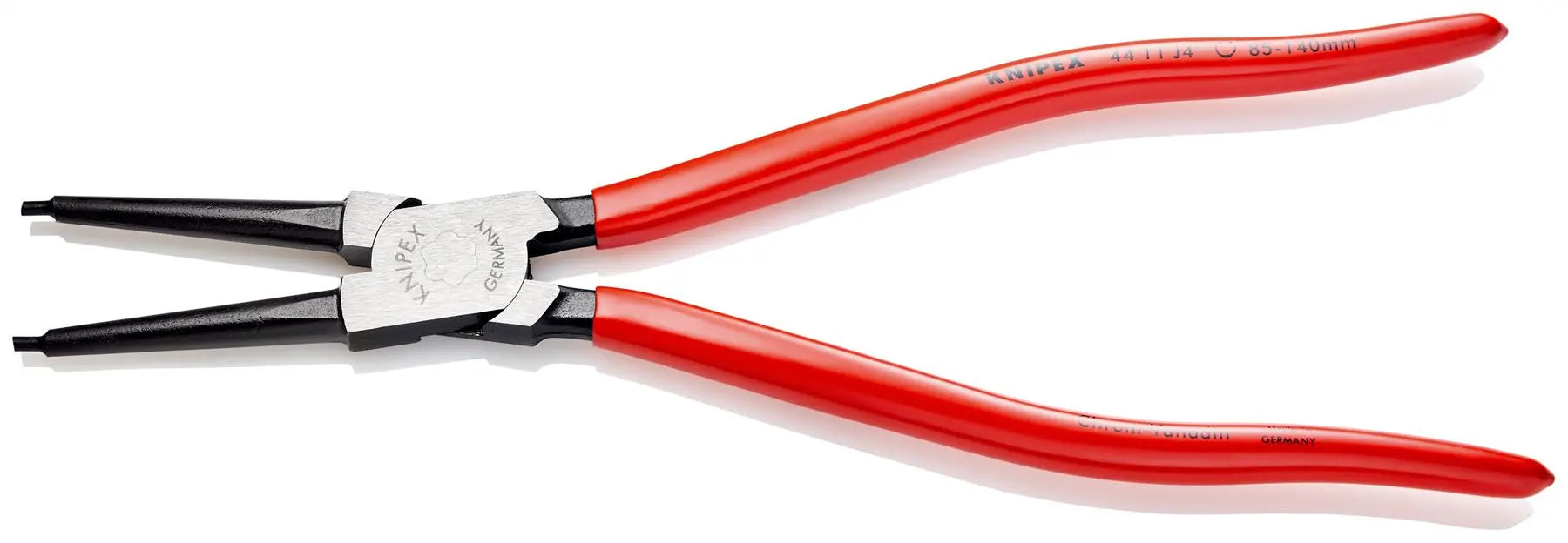 KNIPEX Circlip Pliers for Internal Circlips in Bore Holes 320mm 3.2mm Diameter Tips 44 11 J4 White Rose Tools