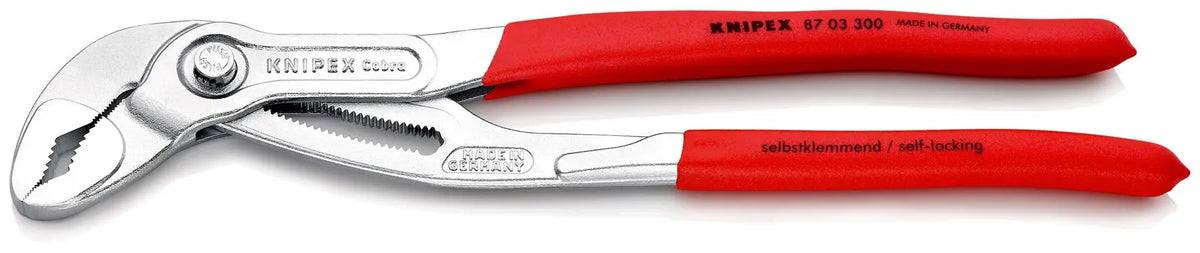 KNIPEX Cobra High Tech Water Pump Pliers 100-560 mm Choose Size White Rose Tools