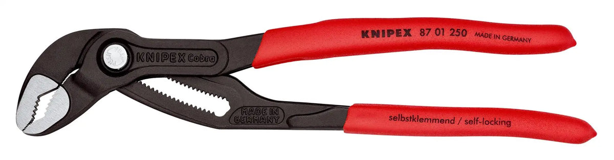 KNIPEX Cobra High Tech Water Pump Pliers 100-560 mm Choose Size White Rose Tools