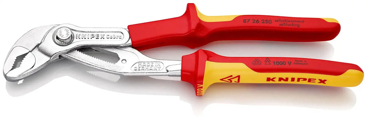 KNIPEX Cobra High Tech Water Pump Pliers 100-560 mm Choose Size White Rose Tools