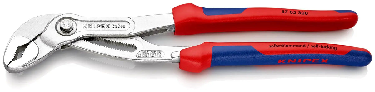 KNIPEX Cobra High Tech Water Pump Pliers 100-560 mm Choose Size White Rose Tools
