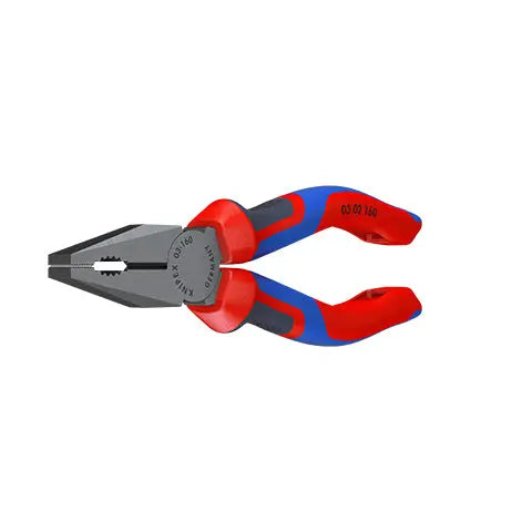 KNIPEX Combination Pliers 160mm Multi Component Grips 03 02 160 SB White Rose Tools
