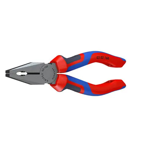 KNIPEX Combination Pliers 160mm Multi Component Grips 03 02 160 SB White Rose Tools