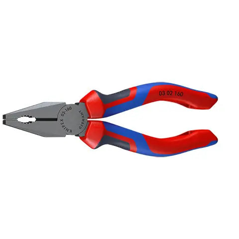 KNIPEX Combination Pliers 160mm Multi Component Grips 03 02 160 SB White Rose Tools