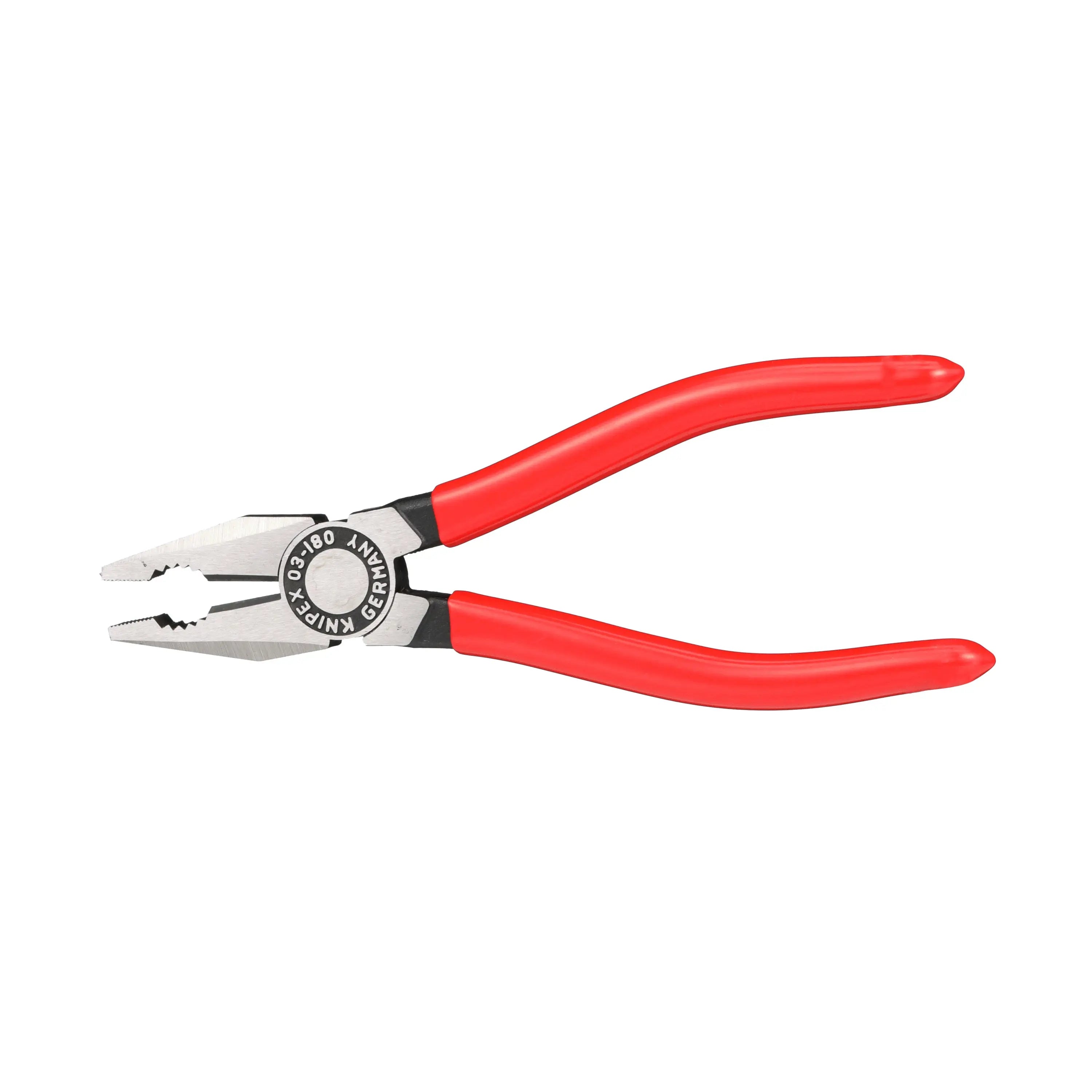 KNIPEX Combination Pliers 180mm Plastic Coated 03 01 180 SB White Rose Tools