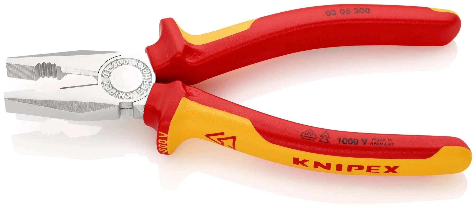 KNIPEX Combination Pliers Cutter 140-250mm all Handle Types Choose Size White Rose Tools