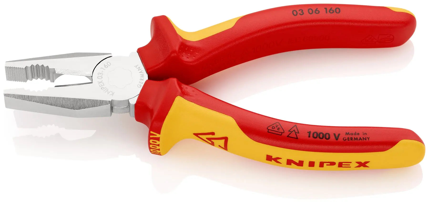 KNIPEX Combination Pliers Cutter 140-250mm all Handle Types Choose Size White Rose Tools