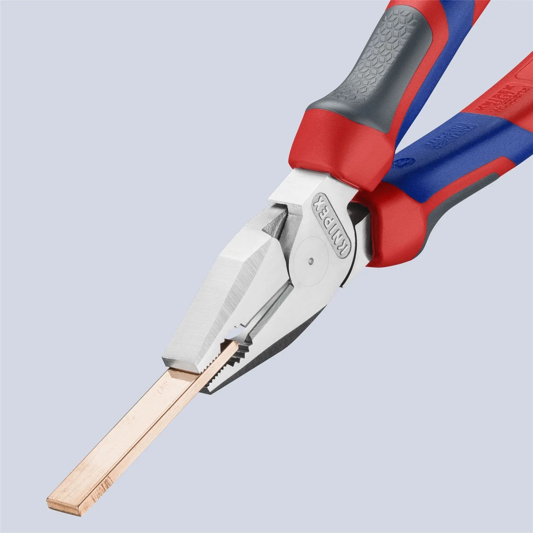 KNIPEX Combination Pliers High Leverage 180mm Chrome with Comfort Handles 02 05 180 White Rose Tools