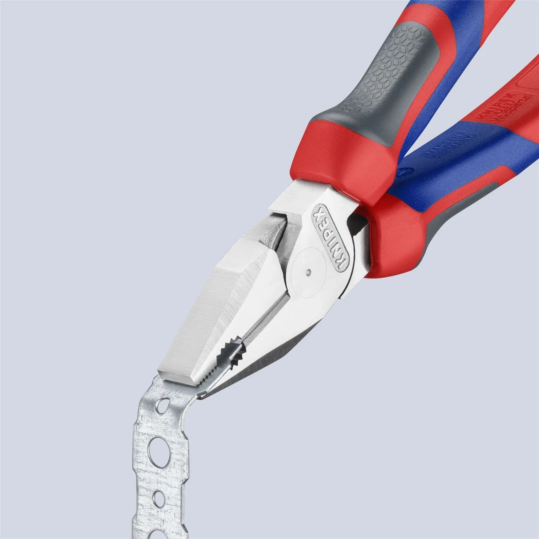 KNIPEX Combination Pliers High Leverage 180mm Chrome with Comfort Handles 02 05 180 White Rose Tools