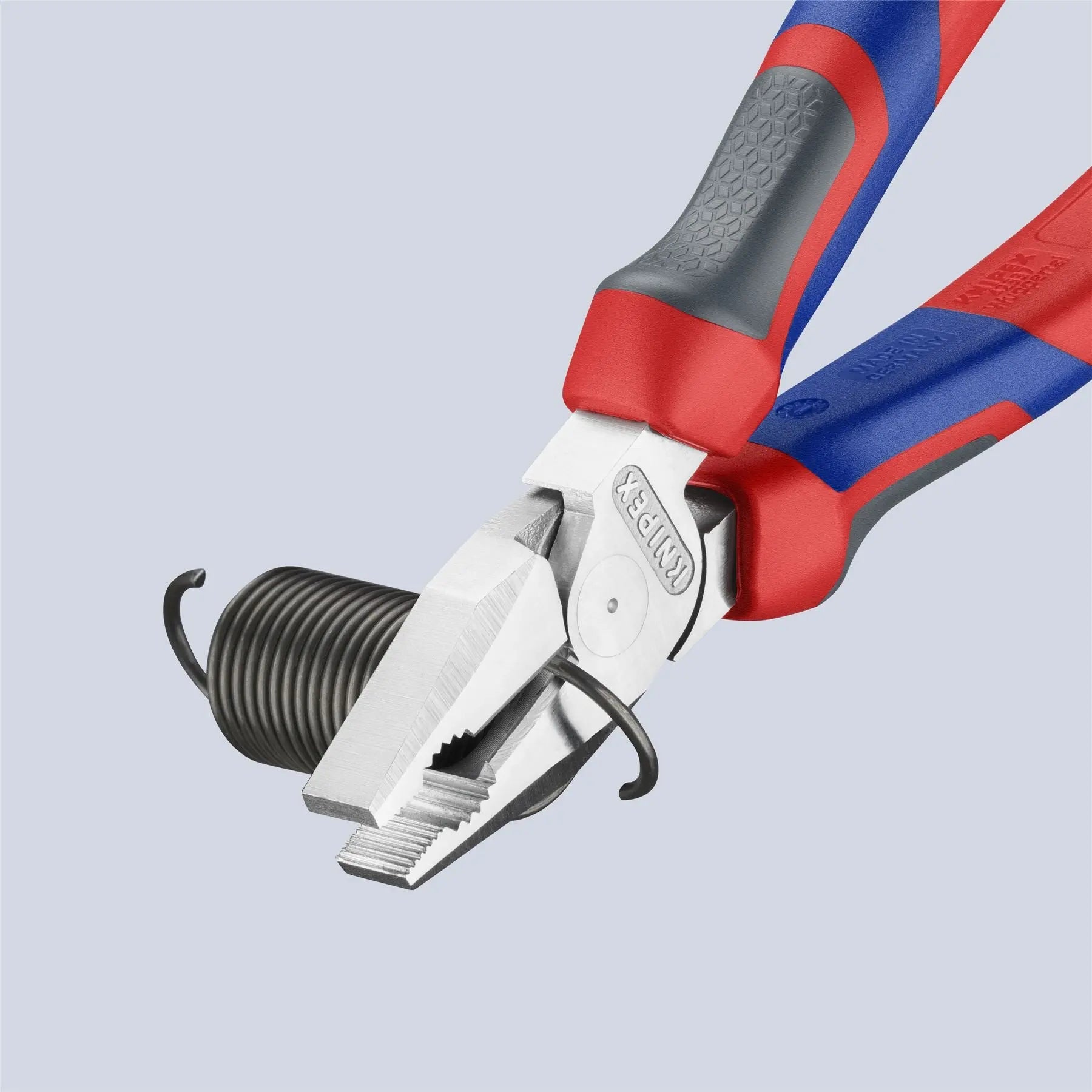 KNIPEX Combination Pliers High Leverage 180mm Chrome with Comfort Handles 02 05 180 White Rose Tools