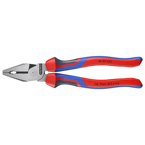 KNIPEX Combination Pliers High Leverage 180mm Chrome with Comfort Handles 02 05 180 White Rose Tools