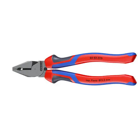 KNIPEX Combination Pliers High Leverage 180mm Chrome with Comfort Handles 02 05 180 White Rose Tools