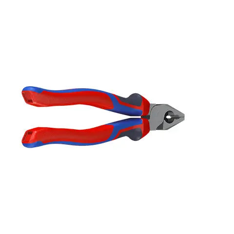 KNIPEX Combination Pliers High Leverage 180mm Chrome with Comfort Handles 02 05 180 White Rose Tools