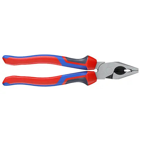 KNIPEX Combination Pliers High Leverage 180mm Chrome with Comfort Handles 02 05 180 White Rose Tools