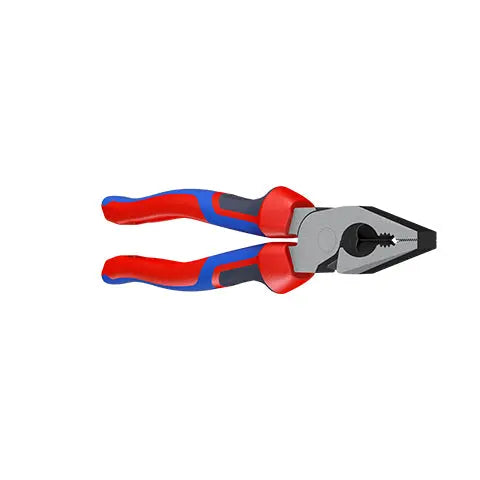 KNIPEX Combination Pliers High Leverage 180mm Chrome with Comfort Handles 02 05 180 White Rose Tools