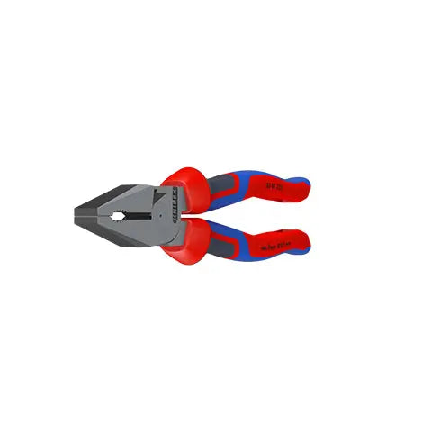 KNIPEX Combination Pliers High Leverage 180mm Chrome with Comfort Handles 02 05 180 White Rose Tools