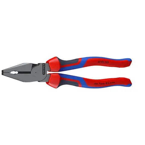 KNIPEX Combination Pliers High Leverage 180mm Chrome with Comfort Handles 02 05 180 White Rose Tools