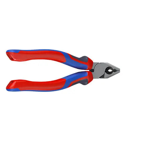 KNIPEX Combination Pliers High Leverage 180mm with Comfort Handles 02 02 180 White Rose Tools