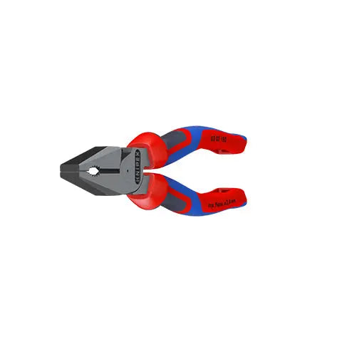 KNIPEX Combination Pliers High Leverage 180mm with Comfort Handles 02 02 180 White Rose Tools