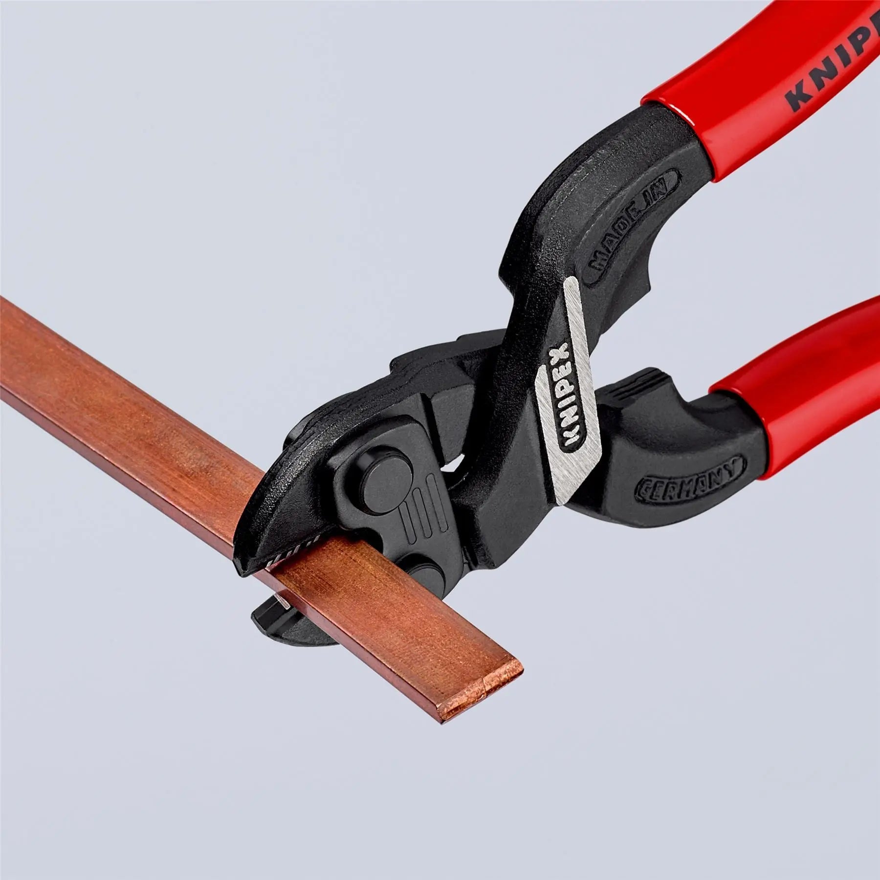KNIPEX Compact Bolt Cutters CoBolt S Cutting Pliers 160mm Plastic Coated Handles 71 01 160 SB White Rose Tools