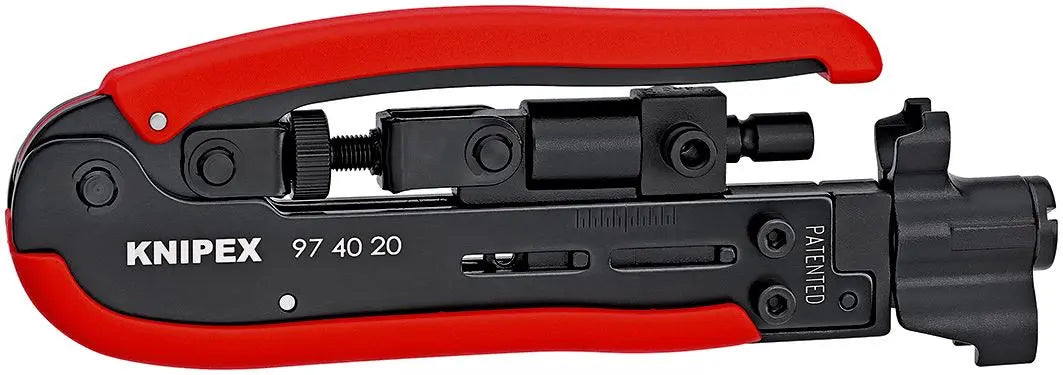 KNIPEX Compression Tool for Crimping F BNC RCA Connectors 175mm 97 40 20 SB White Rose Tools