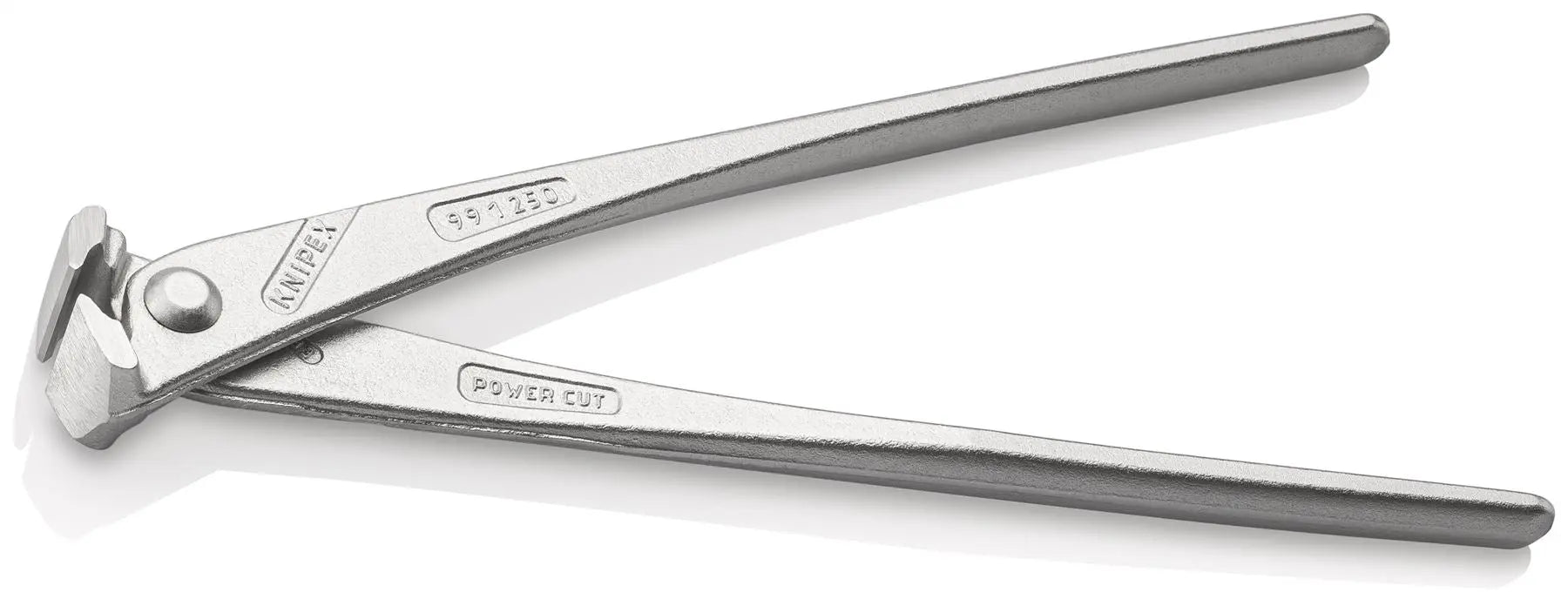 KNIPEX Concreters Nipper High Leverage Chrome Plated 250mm without Handle Sleeves 99 14 250 White Rose Tools