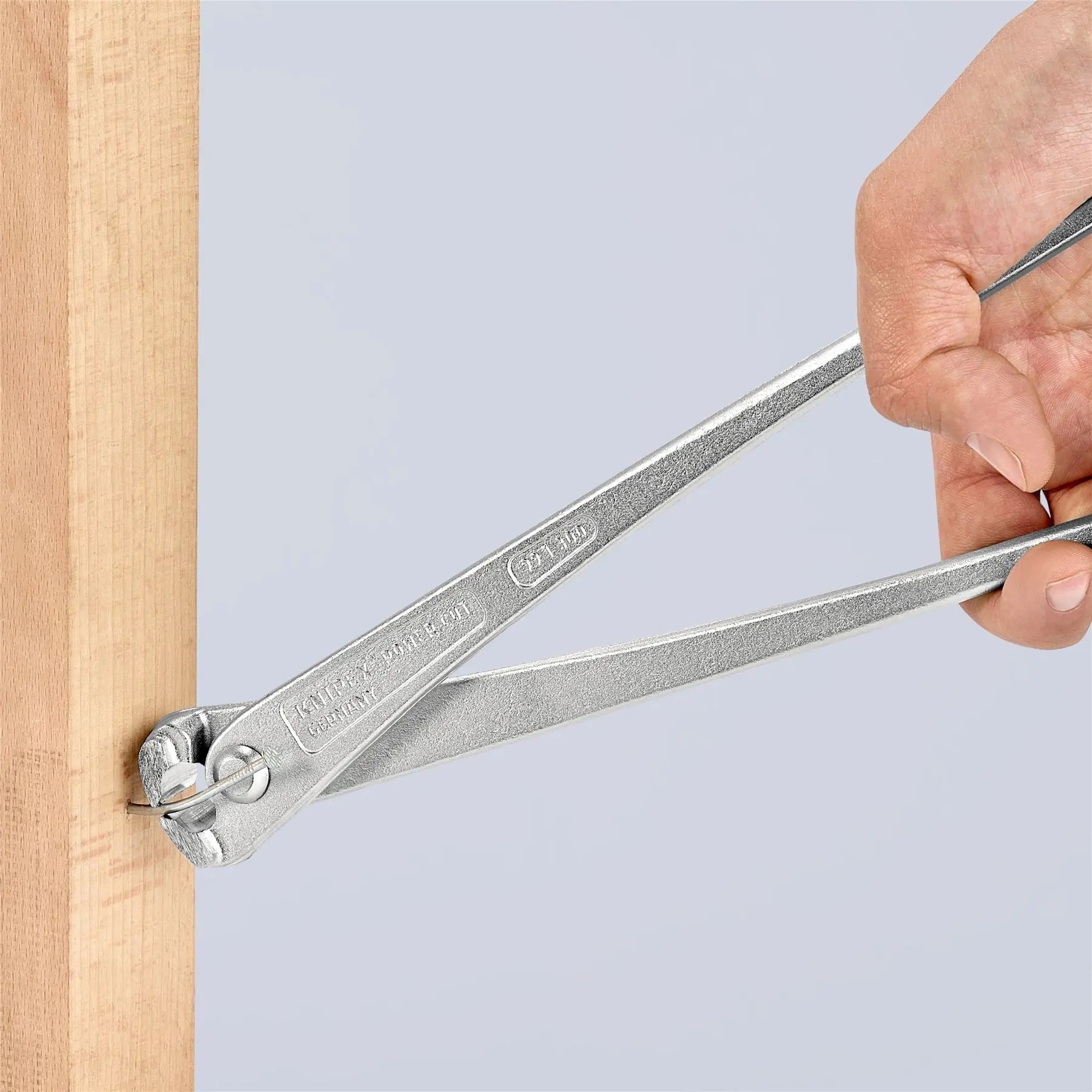 KNIPEX Concreters Nipper High Leverage Chrome Plated 250mm without Handle Sleeves 99 14 300 EAN White Rose Tools