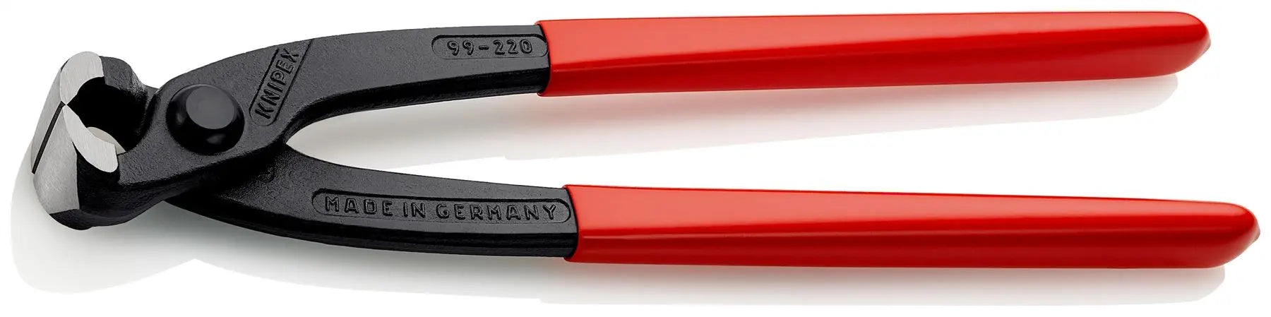 KNIPEX Concreters Nipper Pliers 220mm Plastic Coated Handles 99 01 220 EAN White Rose Tools