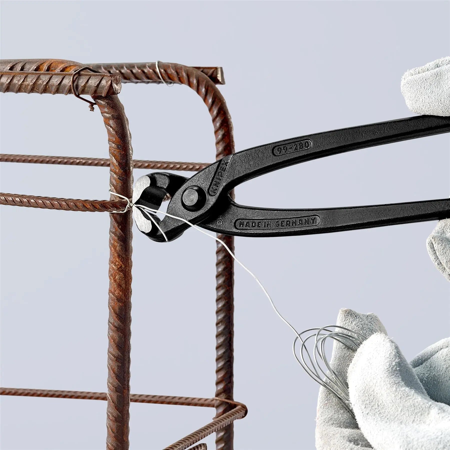 KNIPEX Concreters Nipper Pliers 280mm without Handle Sleeves 99 00 280 White Rose Tools