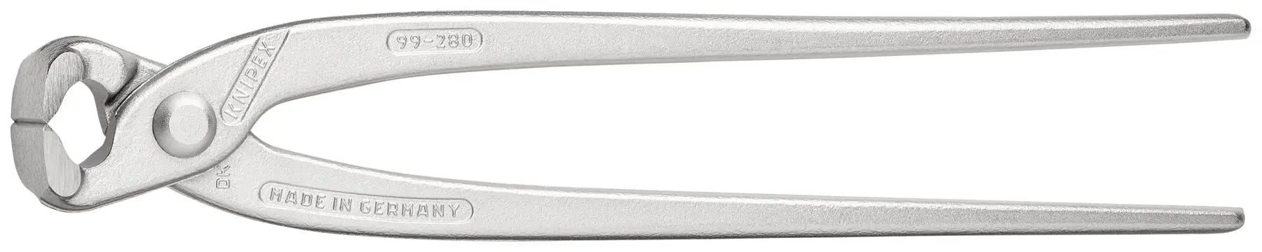 KNIPEX Concreters Nipper Pliers Chrome Plated 250mm without Handle Sleeves 99 04 250 White Rose Tools