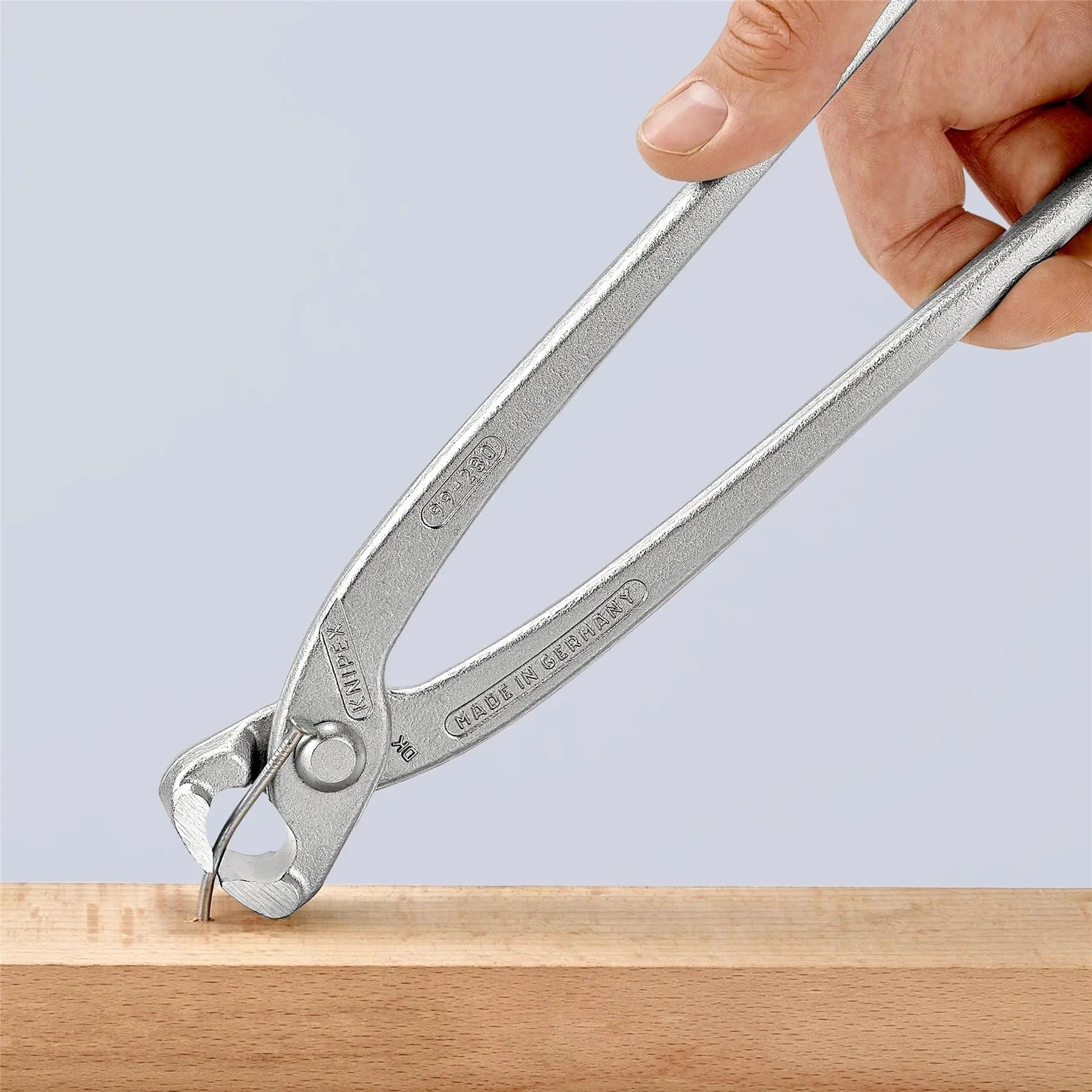 KNIPEX Concreters Nipper Pliers Chrome Plated 280mm without Handle Sleeves 99 04 280 White Rose Tools