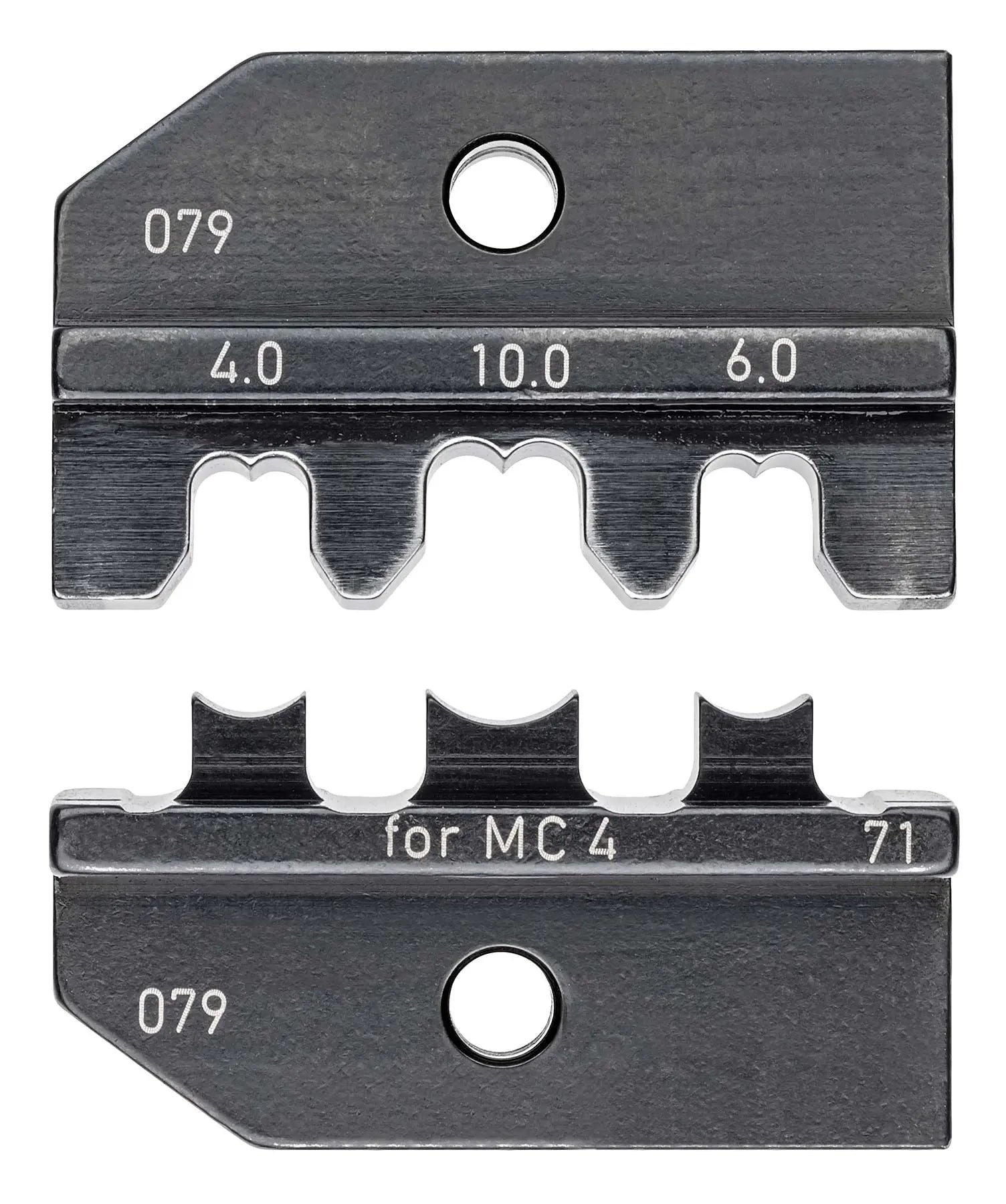 KNIPEX Crimping Die Set for Solar Cable Connectors MC4 4.0-10.0mm² 97 49 71 White Rose Tools