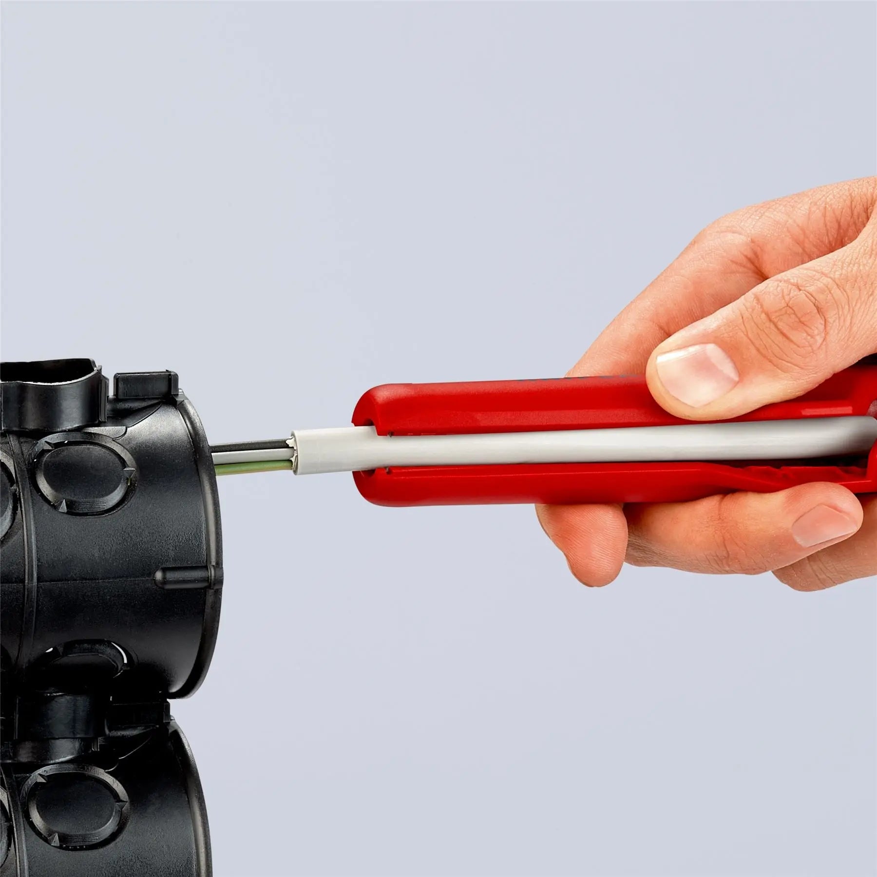 KNIPEX Depth Wire Stripping Tool 175mm for 8-13mm Diameter Cables 16 80 175 SB White Rose Tools