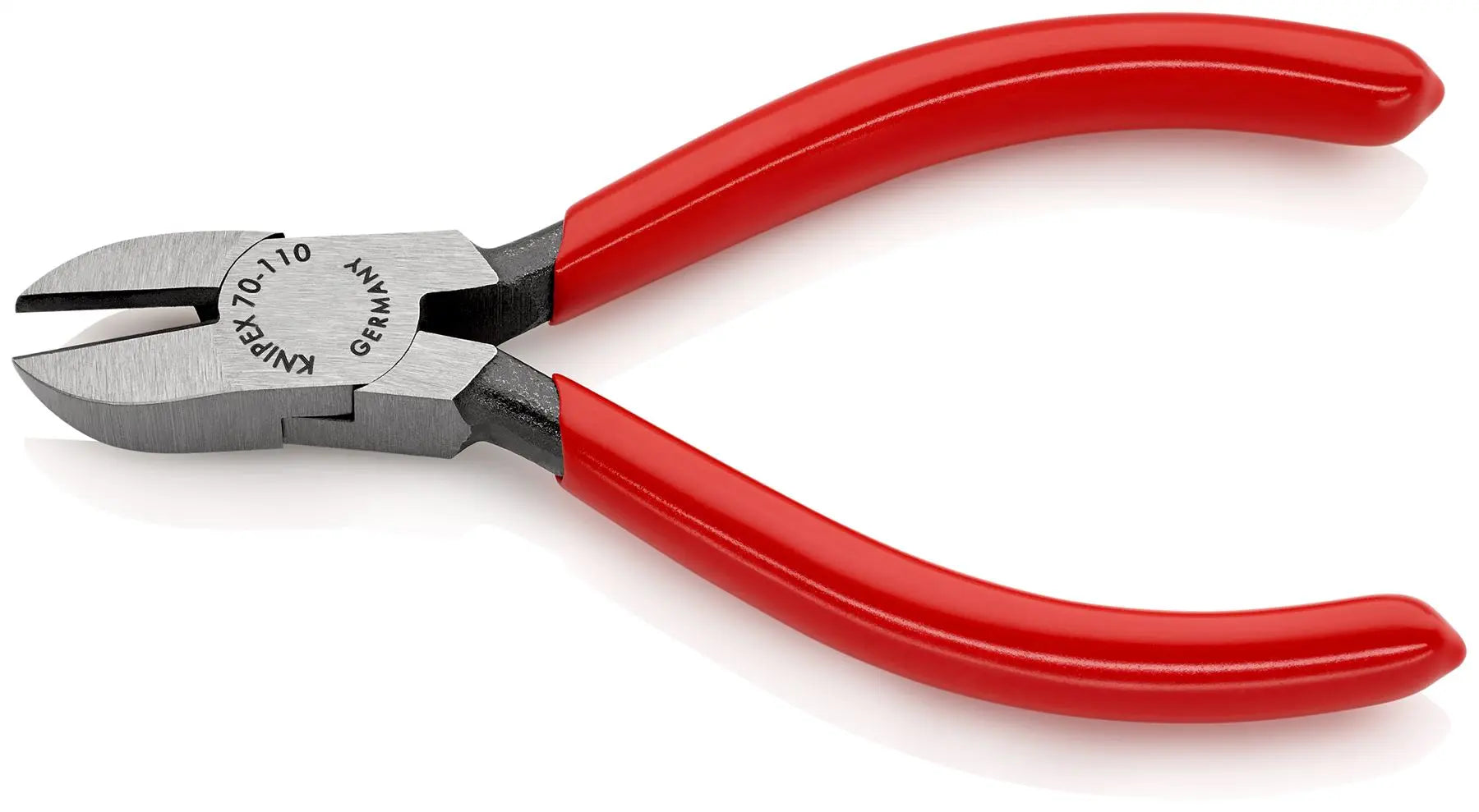 KNIPEX Diagonal Cutting Pliers Side Cutters 110mm Plastic Coated 70 01 110 White Rose Tools