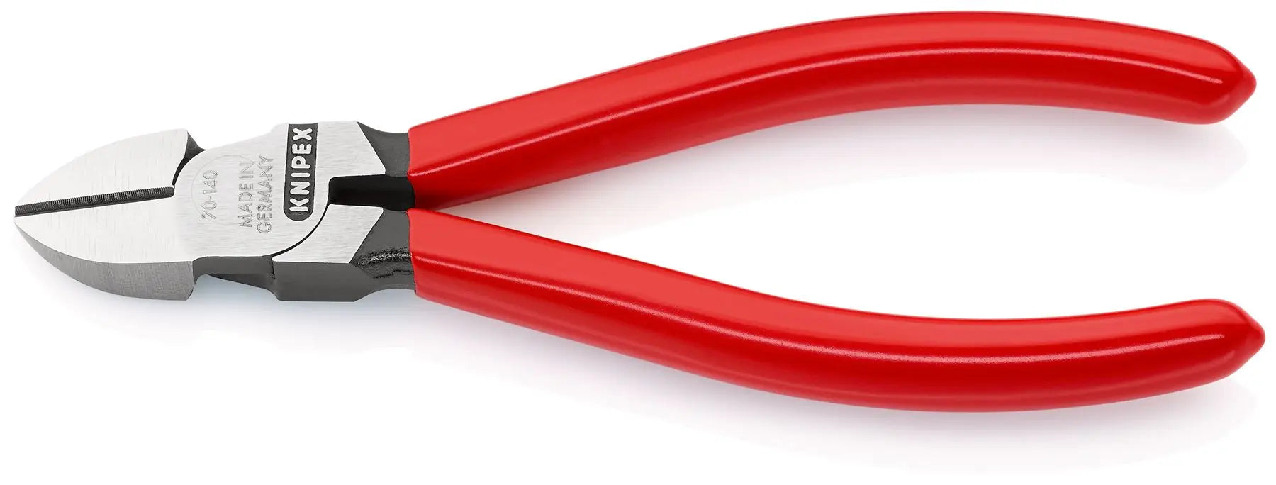 KNIPEX Diagonal Cutting Pliers Side Cutters 140mm Plastic Coated 70 01 140 White Rose Tools
