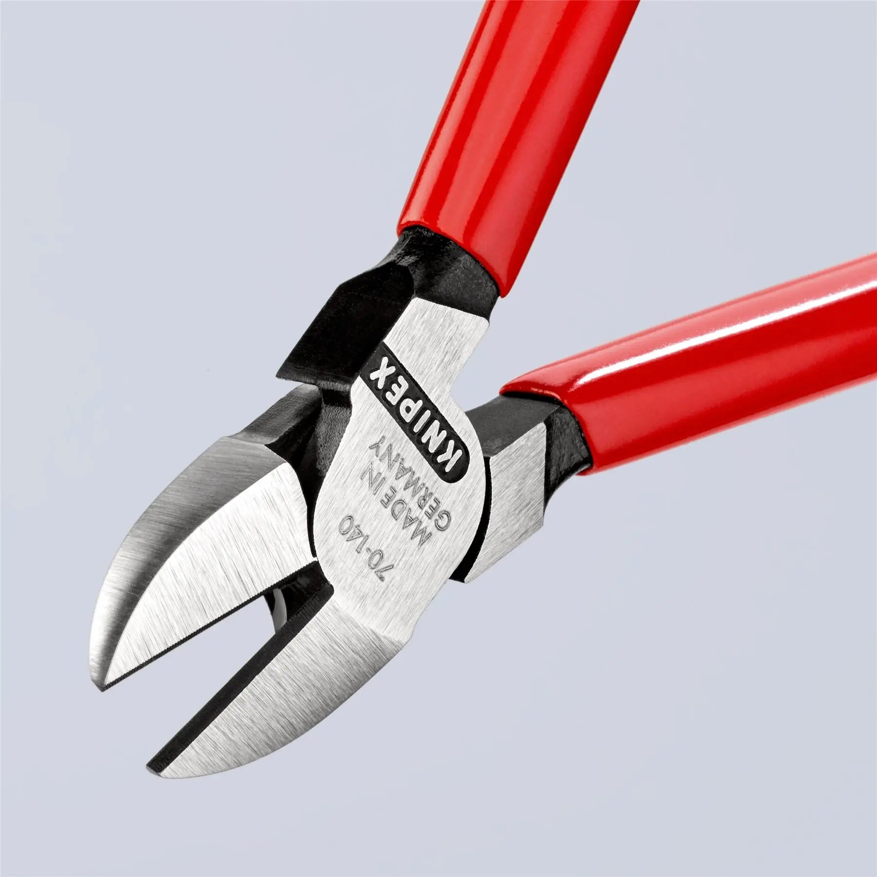 KNIPEX Diagonal Cutting Pliers Side Cutters 140mm Plastic Coated 70 01 140 White Rose Tools